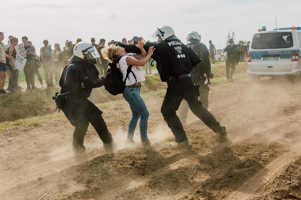 Hambacher Forst evection 2018