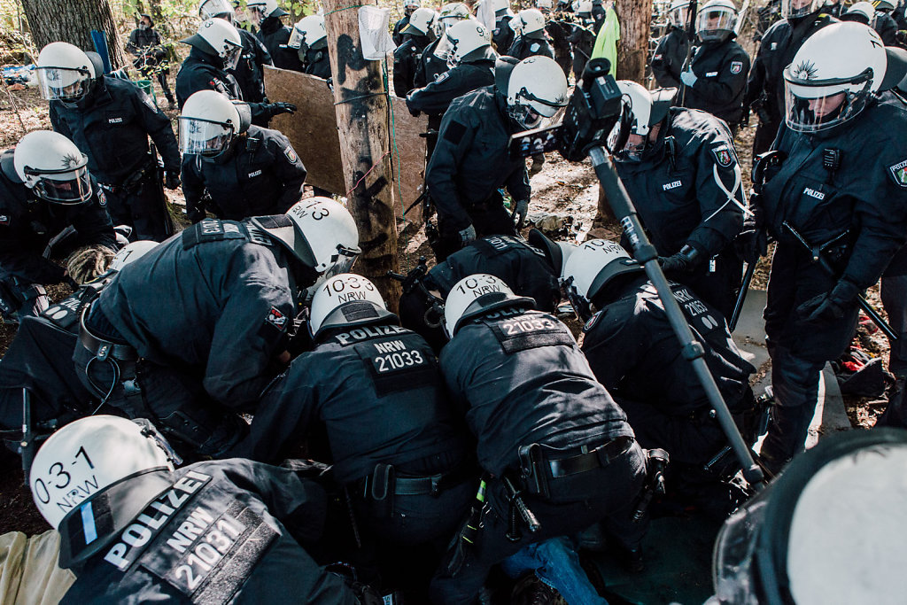 Hambacher Forst evection 2018